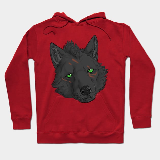 Garmr expression 2 Hoodie by Furia And Mimma